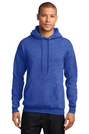 Port & Company - Classic Pullover Hooded Sweatshirt. PC78H Heather Royal