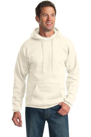 Port & Company - Classic Pullover Hooded Sweatshirt. PC78H Natural