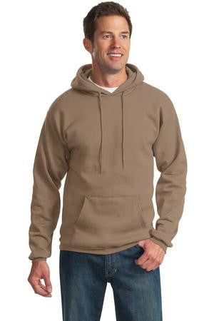 Port & Company - Classic Pullover Hooded Sweatshirt. PC78H Sand