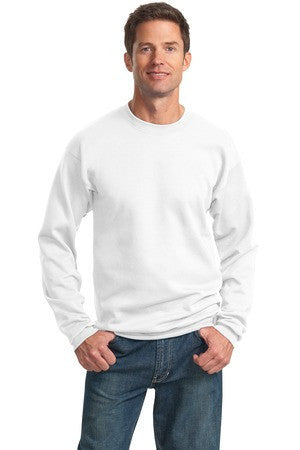 Port & Company - Classic Crewneck Sweatshirt. PC78 White