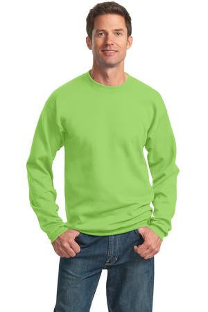 Port & Company - Classic Crewneck Sweatshirt. PC78 Lime