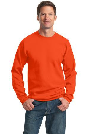 Port & Company - Classic Crewneck Sweatshirt. PC78 Orange