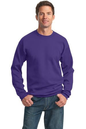 Port & Company - Classic Crewneck Sweatshirt. PC78 Purple