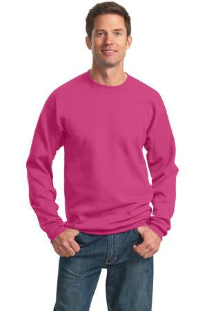 Port & Company - Classic Crewneck Sweatshirt. PC78 Sangria