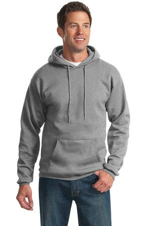 Port & Company Tall Ultimate Pullover Hooded Sweatshirt. PC90HT Athletic Heather