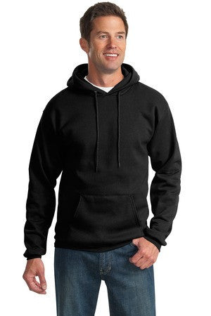 Port & Company -  Ultimate Pullover Hooded Sweatshirt.  PC90H Jet black