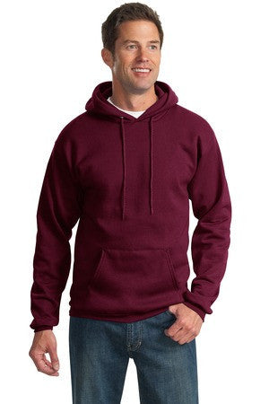 Port & Company Tall Ultimate Pullover Hooded Sweatshirt. PC90HT Ash