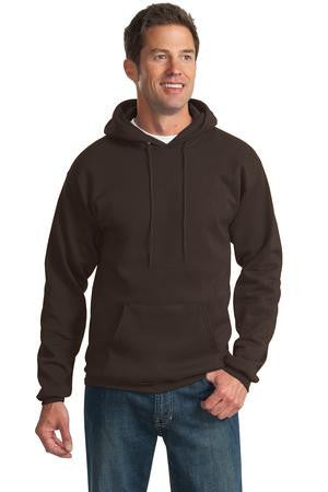 Port & Company -  Ultimate Pullover Hooded Sweatshirt.  PC90H Dark Chocolate Brown