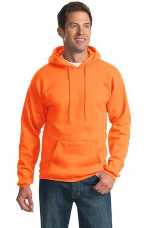 Port & Company -  Ultimate Pullover Hooded Sweatshirt.  PC90H Safety orange