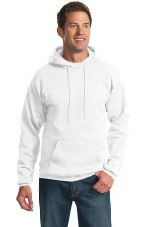 Port & Company -  Ultimate Pullover Hooded Sweatshirt.  PC90H White