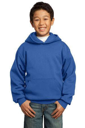 Port & Company - Youth Pullover Hooded Sweatshirt.  PC90YH Royal