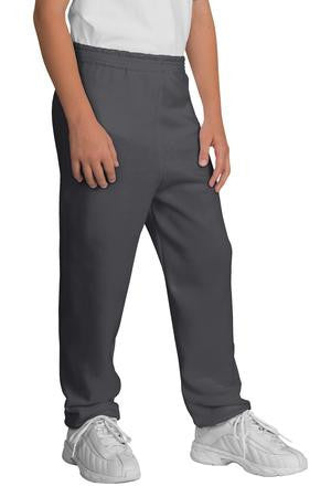 Port & Company - Youth Sweatpant.  PC90YP Charcoal
