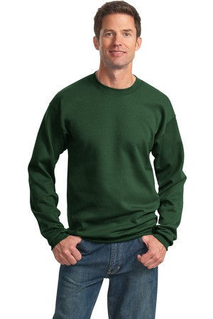 Port & Company - Ultimate Crewneck Sweatshirt.  PC90 Dark green
