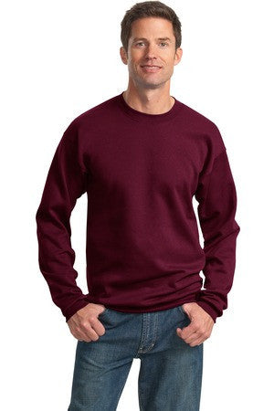 Port & Company - Ultimate Crewneck Sweatshirt.  PC90 Maroon