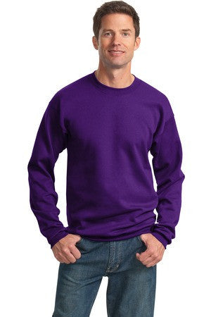 Port & Company - Ultimate Crewneck Sweatshirt.  PC90 Purple