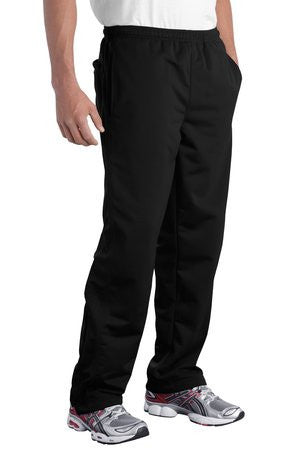 Sport-Tek Tricot Track Pant. PST91 Black
