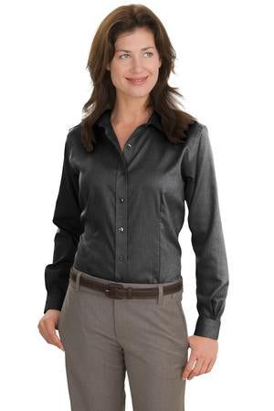 Red House - Ladies Nailhead Non-Iron Button-Down Shirt.  RH47