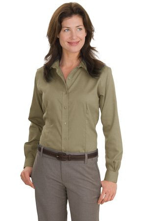 Red House - Ladies Nailhead Non-Iron Button-Down Shirt.  RH47