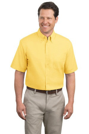 Port Authority Short Sleeve Easy Care Shirt.  S508 Yellow