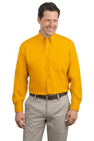 Port Authority Extended Size Long Sleeve Easy Care Shirt.   S608ES Gold