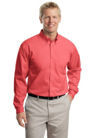 Port Authority Tall Long Sleeve Easy Care Shirt.  TLS608 Hibiscus