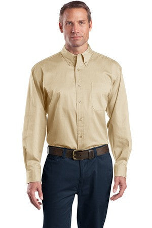 CornerStone - Long Sleeve SuperPro   Twill Shirt. SP17 Stone