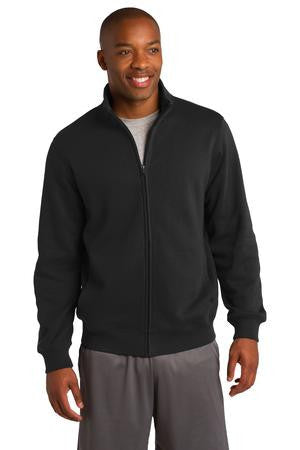 Sport-Tek Tall Full-Zip Sweatshirt. TST259 Black