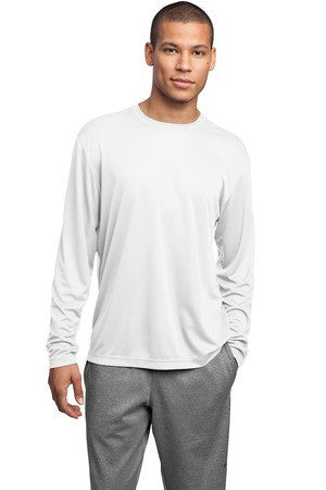 Sport-Tek Long Sleeve Competitor Tee. ST350LS White