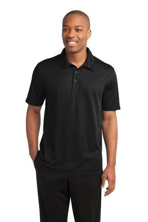 Sport-Tek Active Textured Polo. ST690 Black