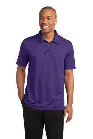 Sport-Tek Active Textured Polo. ST690 Purple