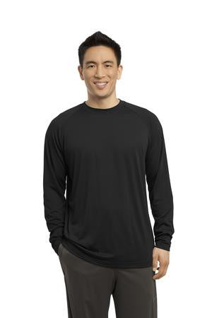 Sport-Tek  Long Sleeve Ultimate Performance Crew. ST700LS Black