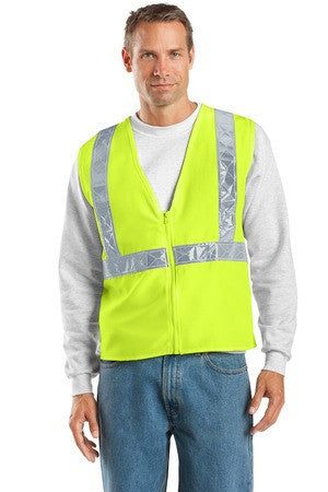 Port Authority Enhanced Visibility Vest.  SV01 Safety Yellow/ Reflective