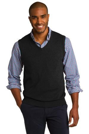 Port Authority Sweater Vest. SW286 Black