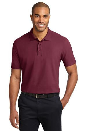 Port Authority Tall Stain-Resistant Polo. TLK510 Burgundy