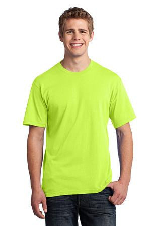 Port & Company - All-American Tee. USA100 Safety green