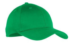 Port & Company - Youth Six-Panel Twill Cap.  YCP80 Kelly green