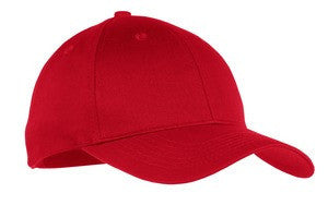 Port & Company - Youth Six-Panel Twill Cap.  YCP80 Red
