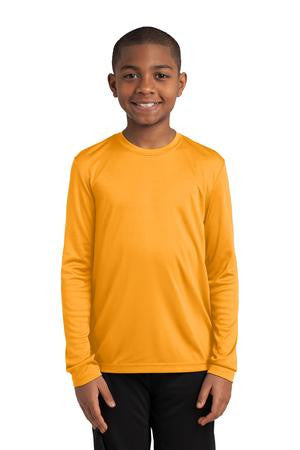 Sport-Tek Youth Long Sleeve Competitor Tee. YST350LS Gold