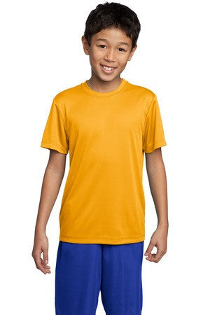 Sport-Tek Youth Competitor Tee. YST350 Gold