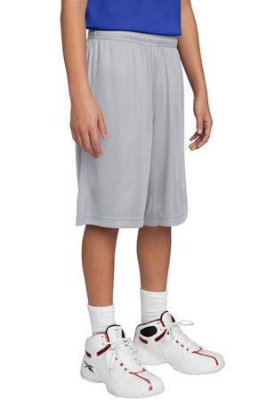 Sport-Tek Youth Competitor Short. YST355D Silver