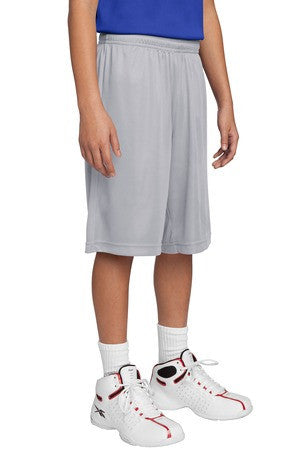 Sport-Tek Youth Competitor Short. YST355 Silver