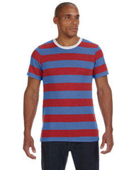 Alternative Men's Ugly Stripe Crew AA1935J  ECO TRUE ROYAL 