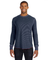 Alternative Men's Feeder Stripe LongAA3072 Sleeve Crew 