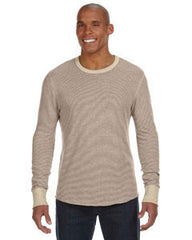 Alternative Men's Feeder Stripe LongAA3072 Sleeve Crew 