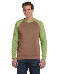 Alternative Men's Champ Colorblocked Fleece Crew AA3202  ECO TR BRN/TR AVOC 