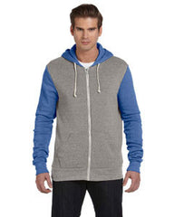 Alternative Men's Rocky Colorblocked FullAA3203 Zip Hoodie 