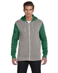 Alternative Men's Rocky Colorblocked FullAA3203 Zip Hoodie 
