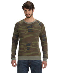 Alternative Men's 6.4 oz. Champ Sweatshirt AA9575  CAMO 