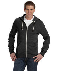 Alternative Men's 6.4 oz. Rocky Zip Hoodie AA9590  ECO BLACK 