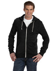 Alternative Men's 6.4 oz. Rocky Zip Hoodie AA9590  ECO TRUE BLACK 